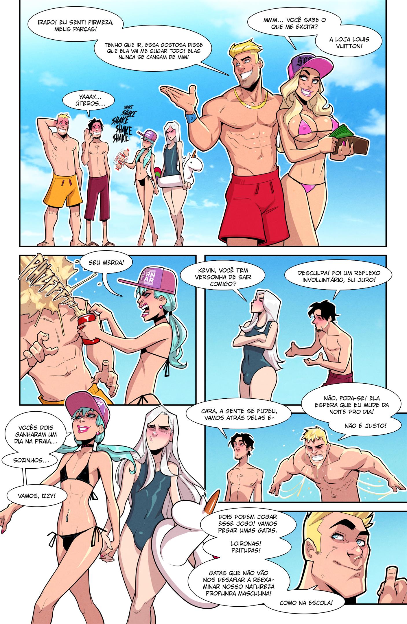 Página 9 do quadrinho adulto: DANDO O CUZINHO COMO VINGANÇA – Leia completo em XCOMICS