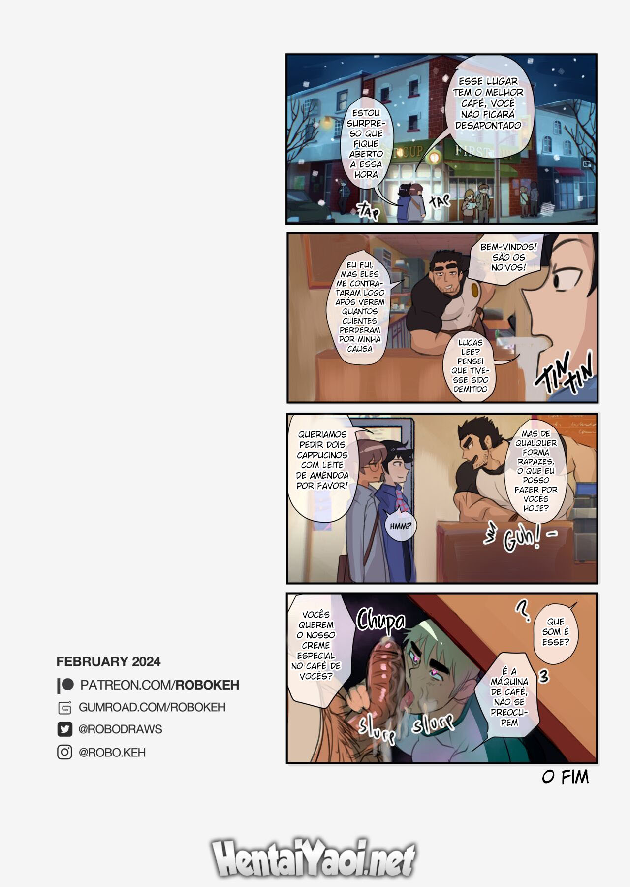 Página 4 do quadrinho adulto: FAZENDO BICO NA CASA DO AMIGO – Leia completo em XCOMICS