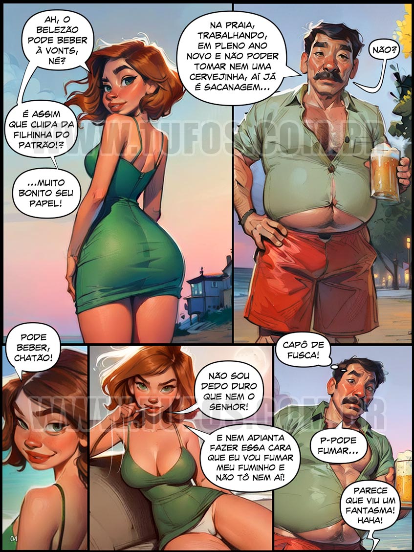 Página 4 do quadrinho adulto: FELIZ ANO NOVA – Leia completo em XCOMICS