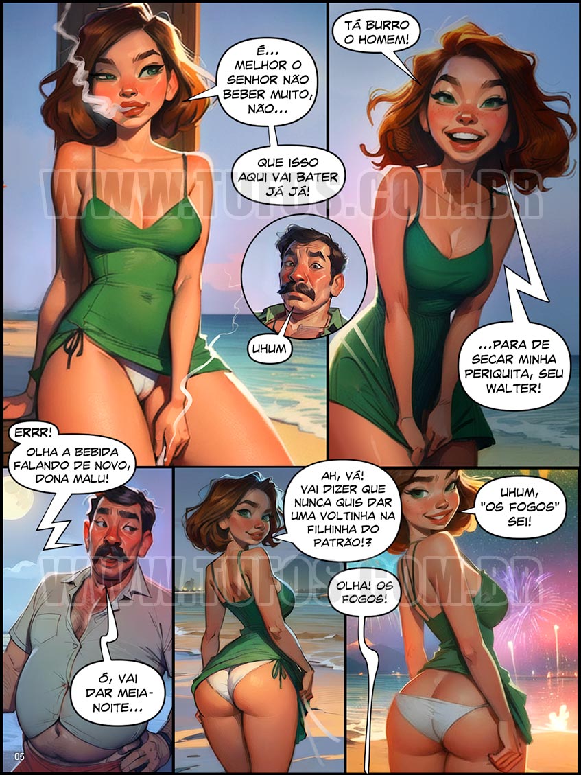 Página 5 do quadrinho adulto: FELIZ ANO NOVA – Leia completo em XCOMICS
