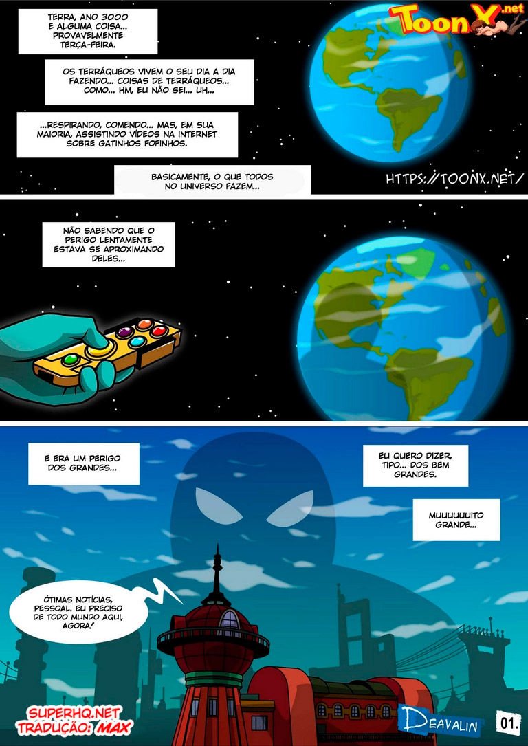 Página 12 do quadrinho adulto: FUTURAMA, ORGY TO SAVE THE EARTH – Leia completo em XCOMICS
