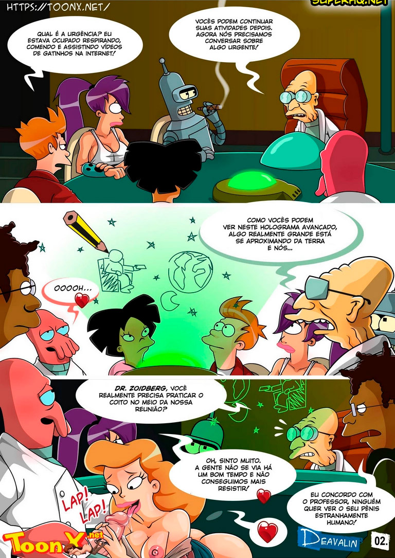 Página 21 do quadrinho adulto: FUTURAMA, ORGY TO SAVE THE EARTH – Leia completo em XCOMICS