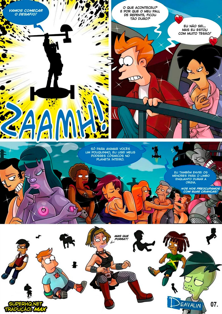 Página 26 do quadrinho adulto: FUTURAMA, ORGY TO SAVE THE EARTH – Leia completo em XCOMICS