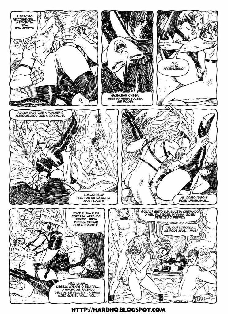 Página 2 do quadrinho adulto: GAROTA TATUADA – Leia completo em XCOMICS
