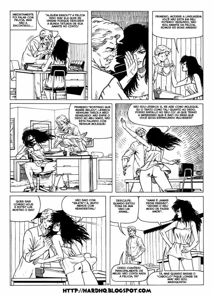 Página 7 do quadrinho adulto: GAROTA TATUADA – Leia completo em XCOMICS