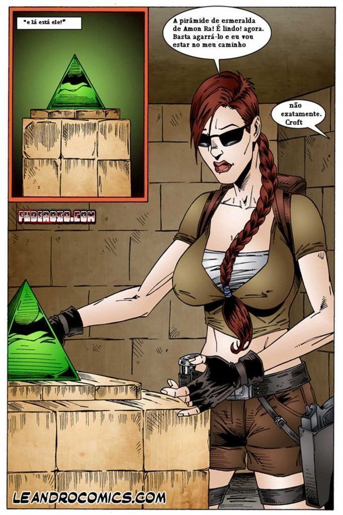 Página 2 do quadrinho adulto: LARA CROFT E OS NATIVOS - PARTE 2 – Leia completo em XCOMICS