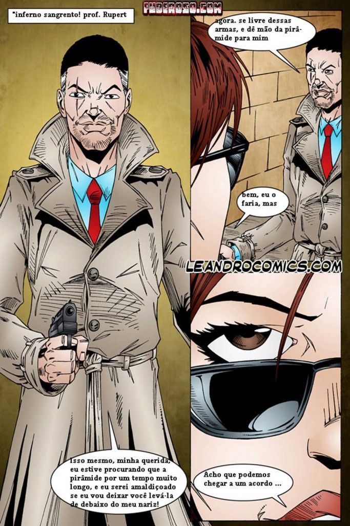Página 3 do quadrinho adulto: LARA CROFT E OS NATIVOS - PARTE 2 – Leia completo em XCOMICS