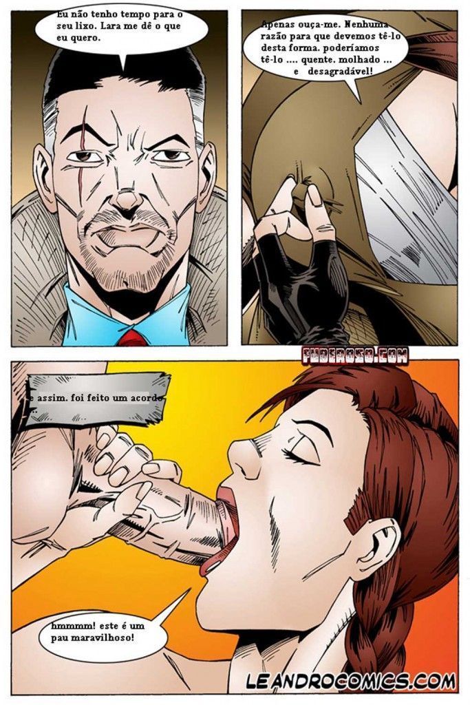 Página 4 do quadrinho adulto: LARA CROFT E OS NATIVOS - PARTE 2 – Leia completo em XCOMICS
