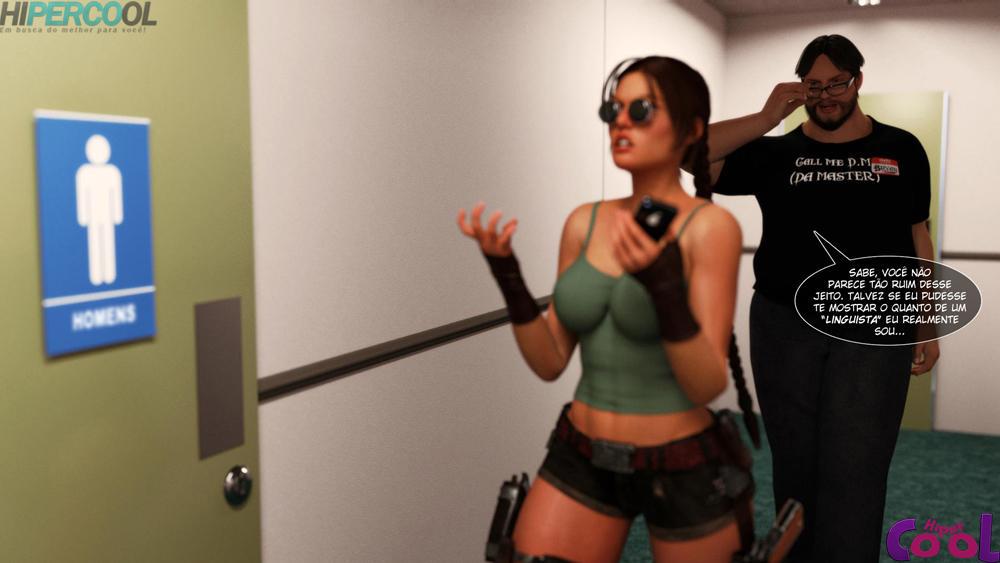 Página 2 do quadrinho adulto: LARA CROFT INCONVENCIONAL – Leia completo em XCOMICS
