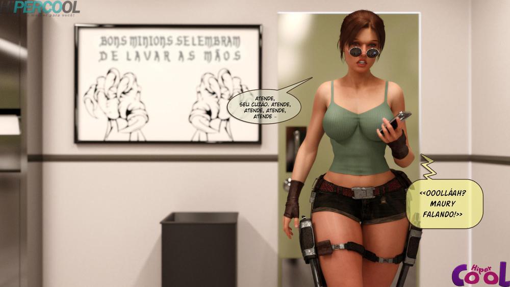 Página 10 do quadrinho adulto: LARA CROFT INCONVENCIONAL – Leia completo em XCOMICS