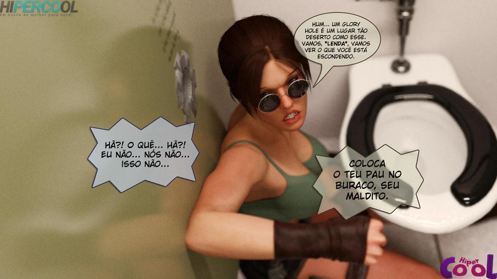 Página 21 do quadrinho adulto: LARA CROFT INCONVENCIONAL – Leia completo em XCOMICS