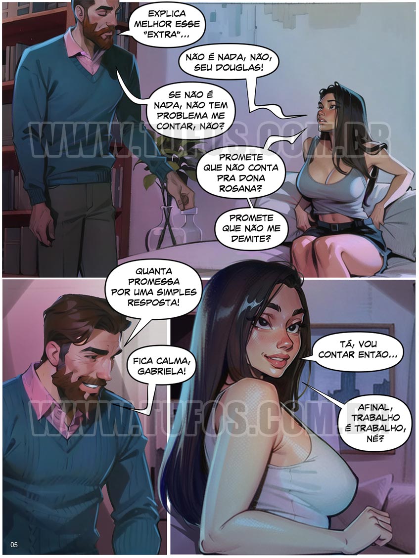 Página 5 do quadrinho adulto: ONLYFAN NÚMERO UM – Leia completo em XCOMICS