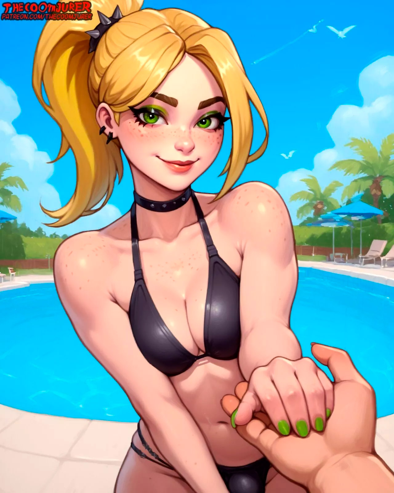 Página 26 do quadrinho adulto: RELAXANDO NA PISCINA COM HELLSIE – Leia completo em XCOMICS