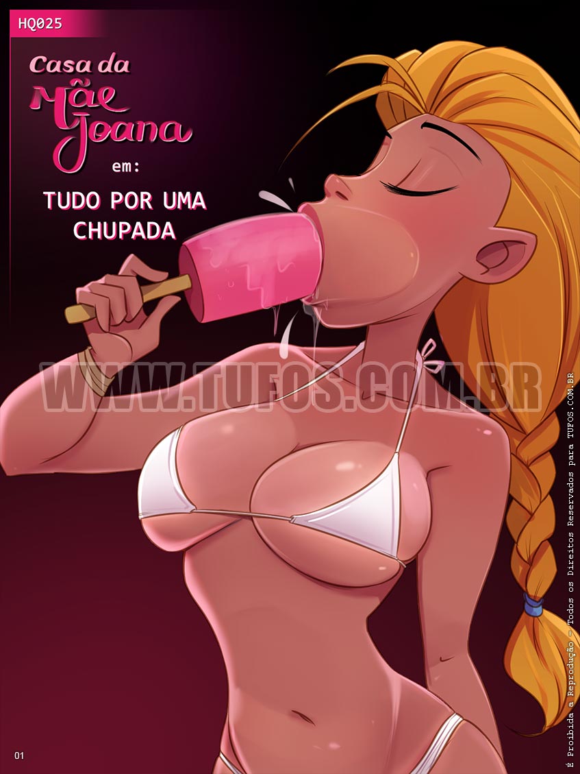 Capa do quadrinho adulto: TUDO POR UMA CHUPADA – Leia online em XCOMICS